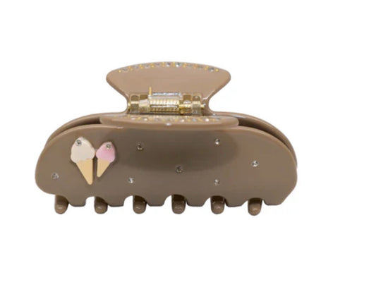 Emi Jay Sweetheart Hair Clip Two Scoops