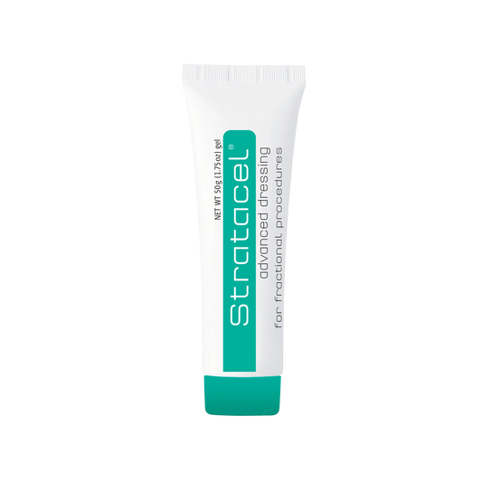 Stratacel advanced dressing for fractional procedures